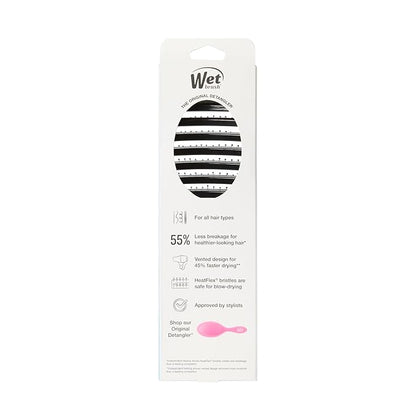 Wet Brush Speed Dry Hair Brush, Black, Vented Design & Soft HeatFlex Bristles, Blow Dry Safe, Ergonomic Handle Manages Tangles & Uncontrollable Strands, Pain-Free Hair Accessories