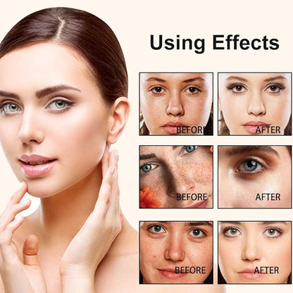 2 IN 1 Design Foundation & Brush, Face Cover Concealer