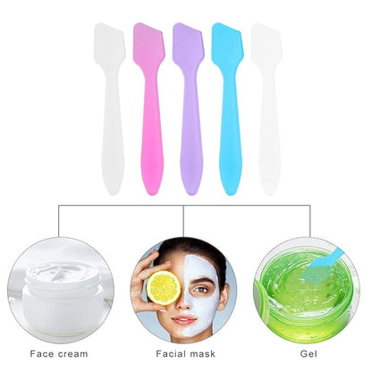 Beaupretty Cosmetic Spatula Stick 150pcs Cosmetic Spatula Plastic
