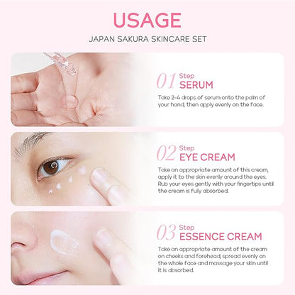 Skin Care Set JAPAN SAKURA Women