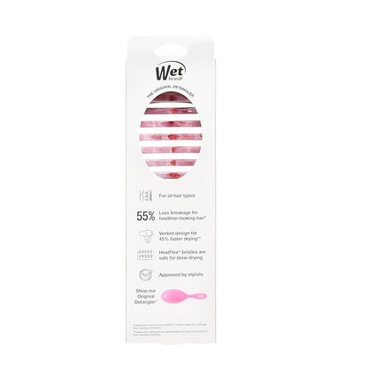 Wet Brush Speed Dry Hair Brush, Pink (Sweet Seaglass) - Vented Design & Soft HeatFlex Bristles Are Blow Dry Safe - Ergonomic Handle Manages Tangles - Pain-Free Hair Accessories