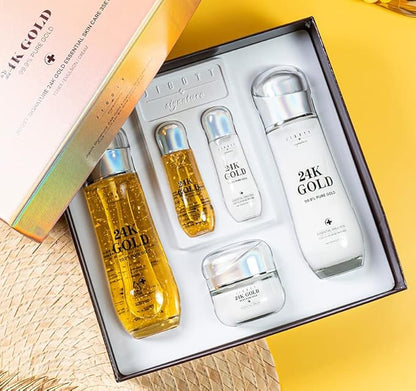 Signature 24K Gold Essential Skin Care Glowing