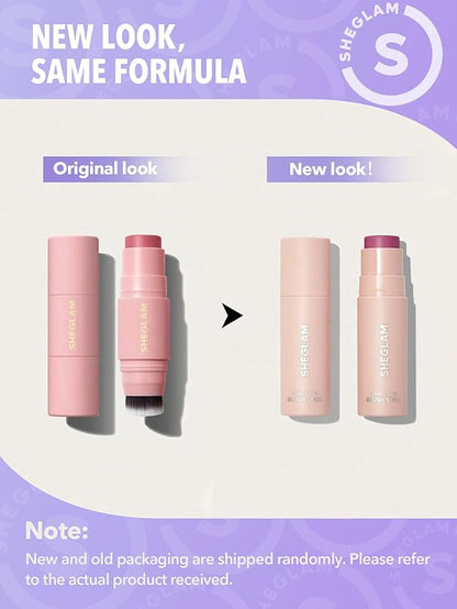 SHEGLAM Snatch N Cream Blush Stick Longlasting High Next Dimension