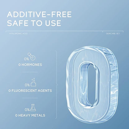Hydrating Skin Care Set, Hyaluronic Acid