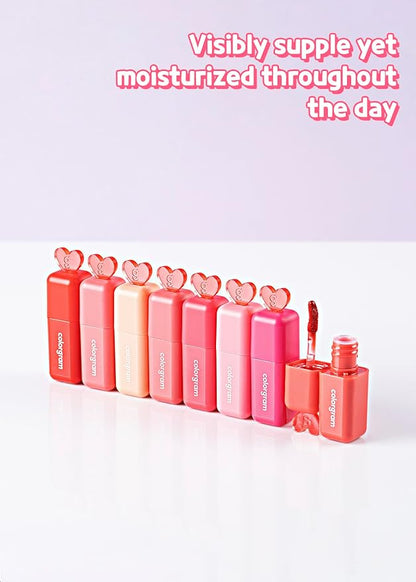 COLORGRAM Juicy Blur Tint 06 Spring Peach | Daily Semi-Matte, Semi-Glossy, Long-Lasting Lip Stain, Moisturizing, Buildable & Blendable, highly Pigmented (0.12 Fl. Oz.)