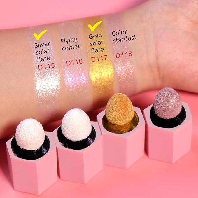 evpct Light Liquid Face Highlighter Makeup Waterproof Long Cheeks Eye