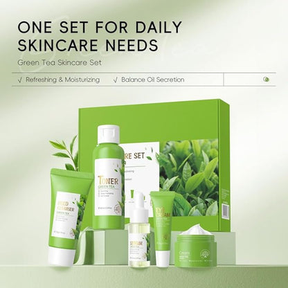 Skin Care Set, Green Tea Skin