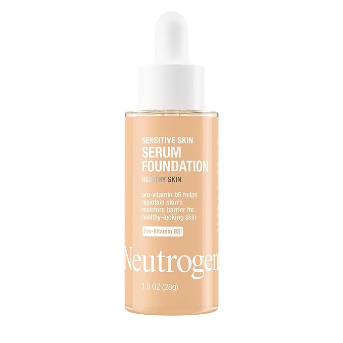 Neutrogena Healthy Skin Sensitive Skin Serum Foundation with Light/Medium 02, 1 oz