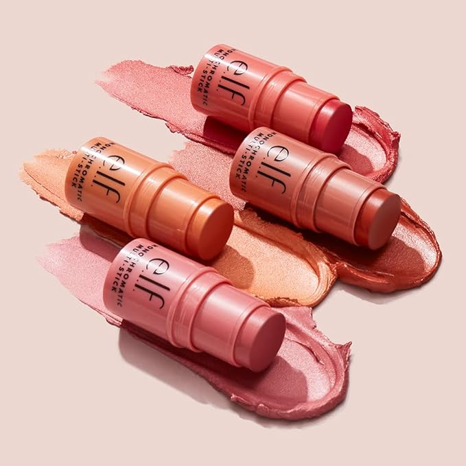 e.l.f., Monochromatic Multi Stick, Creamy, Lightweight, Versatile, Luxurious, Sparkling Rose, 0.17 Oz