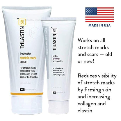 TriLASTIN-SR Intensive Stretch Mark Cream Bundle Fast-Acting