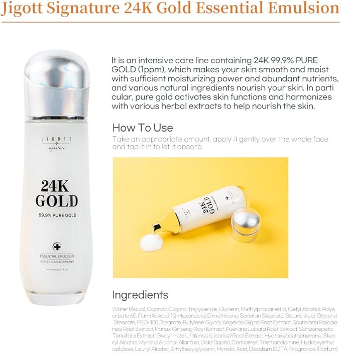 Signature 24K Gold Essential Skin Care Glowing