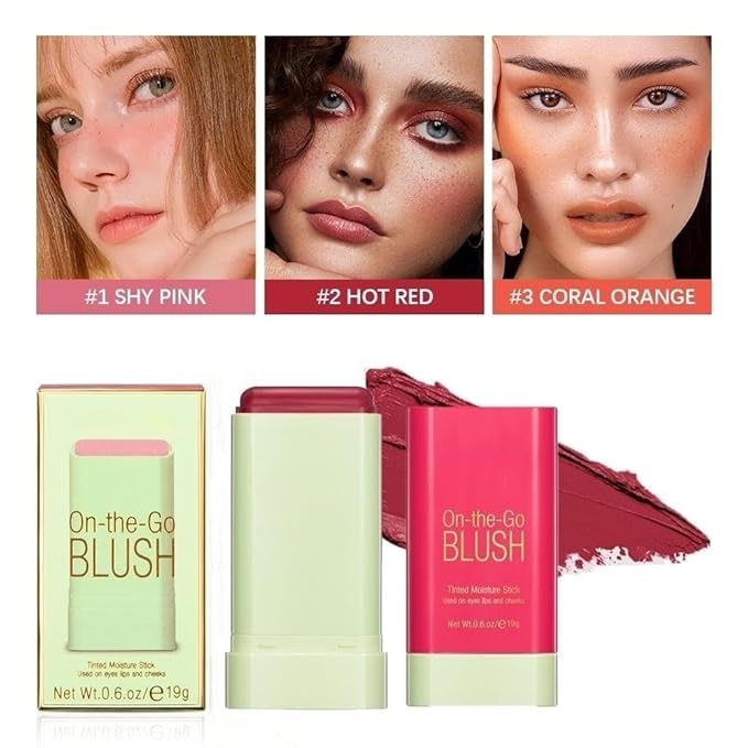On-the-Go Makeup Blush Stick Tinted Moisture Stick, Shadow