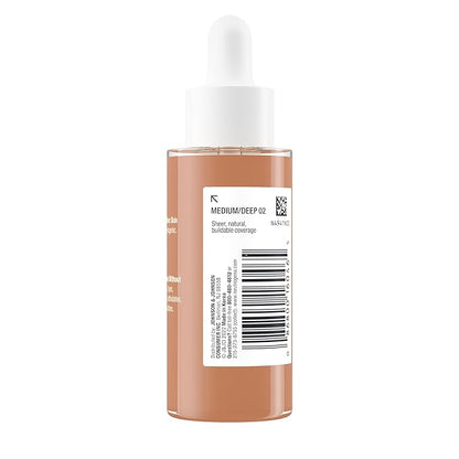 Neutrogena Healthy Skin Sensitive Skin Serum Foundation with Medium/Deep 02, 1 oz