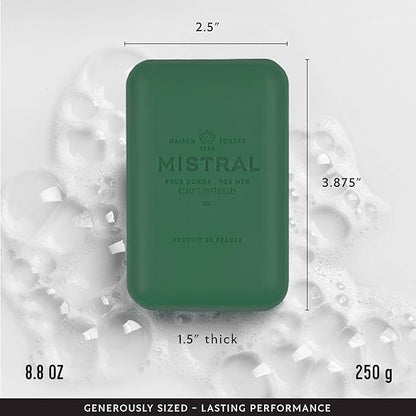 Mistral Bar Soap, Cypress Oak, Large Bar