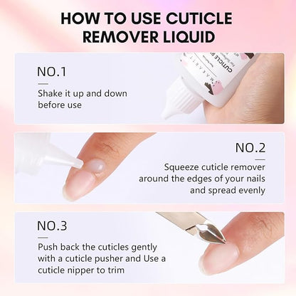 Makartt Cuticle Remover Liquid, 50ml