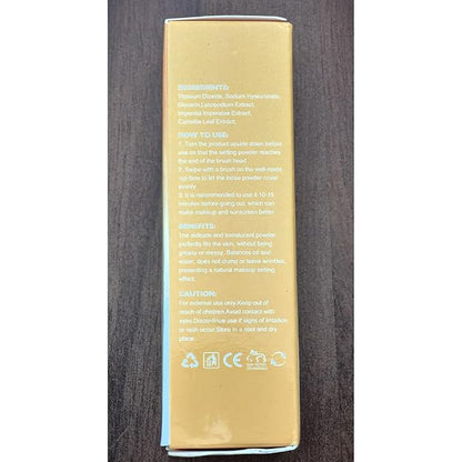 Mineral Sunscreen Setting Powder, Natural Translucent Mineral Brush All Skin