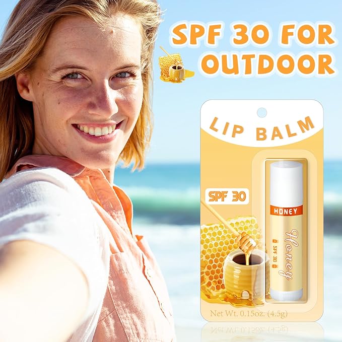 30 Pack Lip Balms SPF 30 Travel