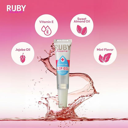 Ruby Kisses Hydrating Lip Oil Clear RLO01 (6 PACK)