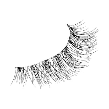 KISS The New Natural, False Eyelashes, 'Freckles', 12 mm, Includes 1 pair of lash, Contact Lens Friendly, Easy to Apply, Reusable Strip Lashes