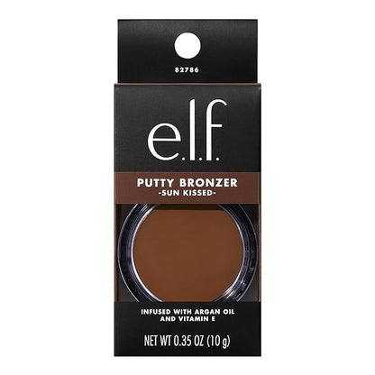 e.l.f. Putty Bronzer, Creamy & Highly Pigmented Formula, Sun Kissed, 0.35 Oz