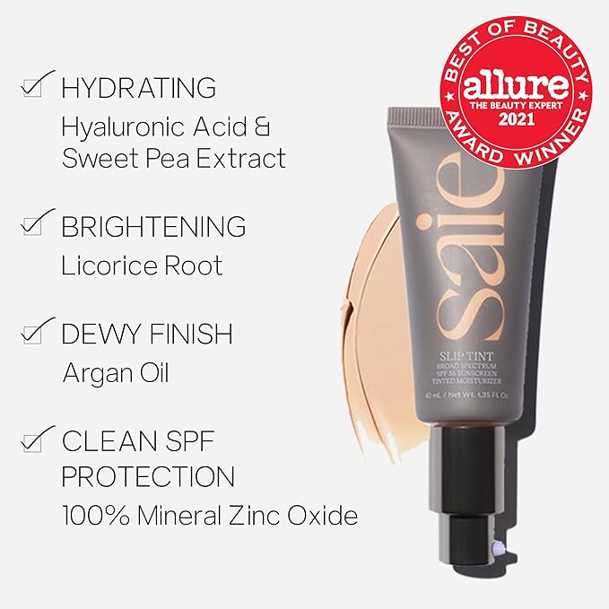 Saie Slip Tint SPF 35 Tinted Moisturizer - Half () 1.35 oz