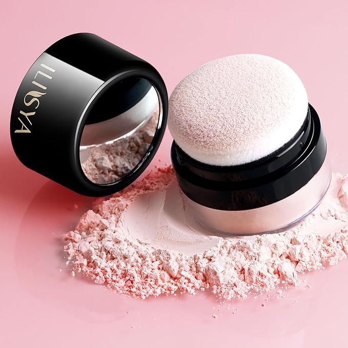 Setting Powder Lightweight Loose Powder Finishing Powder Long-Lasting Mirror-3 Colors