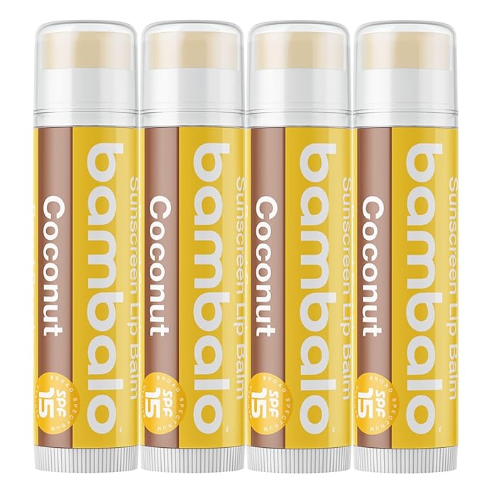 4-Pack Coconut SPF 15 Lip Balm