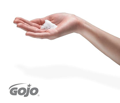 GOJO Luxury Foam Antibacterial Handwash, Fresh Fruit Fragrance, 2000 mL Foam Hand Soap Refill FMX-20 Push-Style Dispenser (Pack of 2) - 5262-02