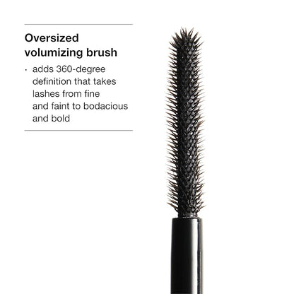 Clinique Chubby Lash Fattening Mascara | Volumizing, Lengthening + Safe For Sensitive Eyes, Jumbo Jet, 0.3 Fl Oz
