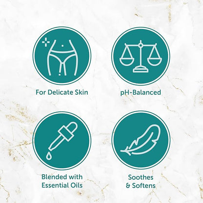 Summer's Eve Spa Daily Intimate Beauty, Luxurious Skin Serum, Post Shave Fragrance Free Women’s Hydrating Serum, 1oz Tube