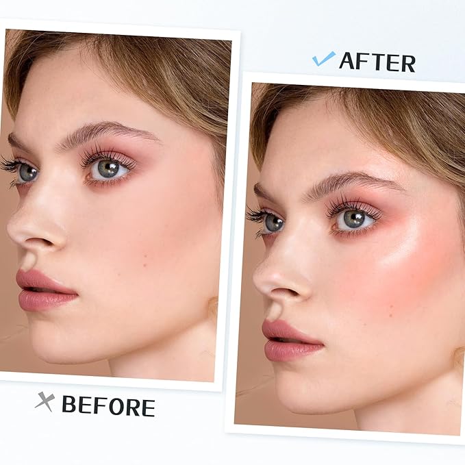 Boobeen Highlighter Makeup Stick, Cream Highlighter & Blush Dewy Finish