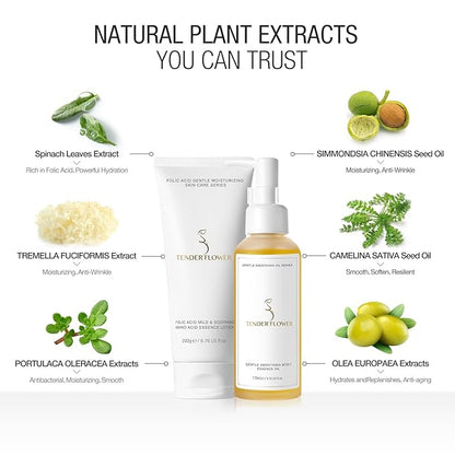 2PCS Folic Acid&Amino Acid,Essence combination of lotion,Age-Defying