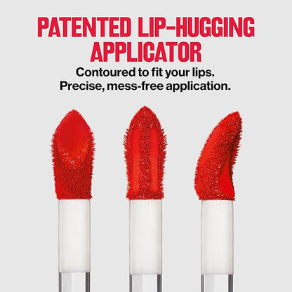 Revlon ColorStay Limitless Matte Liquid Lipstick, Vegan Formula, No-Budge, Longwear Lip Color, Long Lasting, Lightweight/Comfortable, Waterproof, 011 Fire Off, 0.17 fl oz