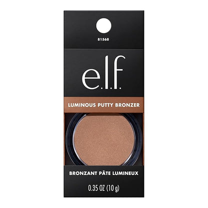 e.l.f. Luminous Putty Bronzer, Lightweight Putty-to-Powder Bronzer For