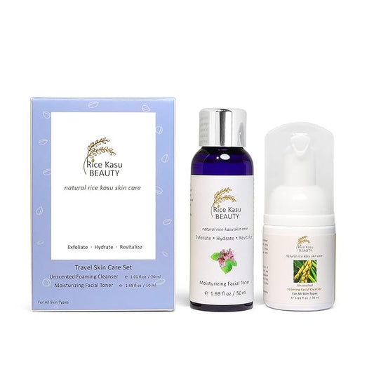 Travel Skin Care Set, Rose Geranium,