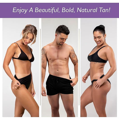 Norvell Venetian Sunless Tanning Bundle: Aerosol Spray Solution Mist with Bronzer for Instant Sun Kissed Glow, 7 fl. oz. and Streak Free Washable Applicator Blending Tan Mitt for Flawless Results