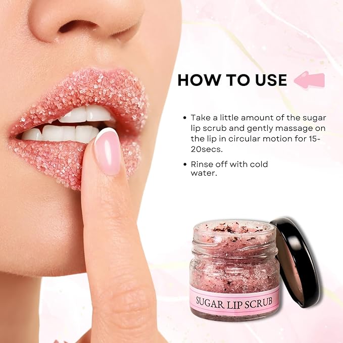 Sugar & Dried Rose Petals Lip