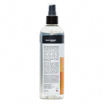 Aunt Jackie's Award-Winning Braid + Twist Collection Oh So Strong Shine Boosting Moisturizer, 12 fl oz