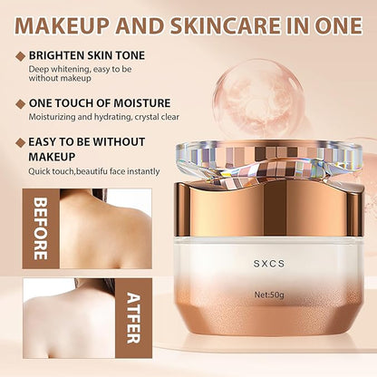 SXCS Lady Makeup Cream，Nicotinamide Vitamin C Plain Face Cream, Nicotinamide Cream for Face, Multifunctional Hydrating Makeup Cream with nicotinamide