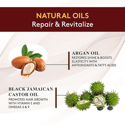 OKAY-Shampoo and Conditioner Black Jamaican Castor Oil Hair Care Set Moisture and Growth - Set Of 2