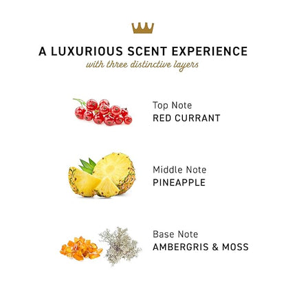 Cremo Rich-Lathering Golden Amber Body Wash for Men, Notes of Red Currant, Pineapple, Ambergris and Moss, 16 Fl Oz