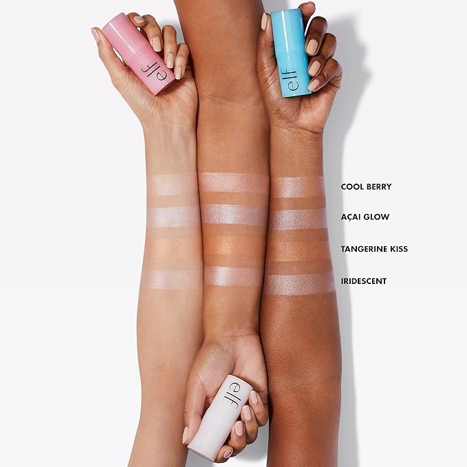 e.l.f. Cosmetics Daily Dew Stick, Cooling Highlighter Stick Glow, Iridescent