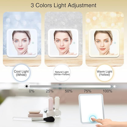 Relavel makeup train case with