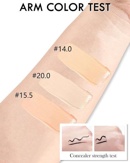 2 PCS Under Eye Concealer Full Coverage, Waterp