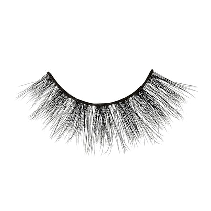 KISS Lash Couture LuXtensions Collection False Eyelashes, Flat Lash Technology, Super Slim Lash Band, Real Lash Extension Fibers, Reusable, Contact Lens Friendly Strip Lashes, Style 'Cashmere', 1 Pair