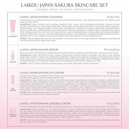 Skin Care Set JAPAN SAKURA Beauty Cleaning