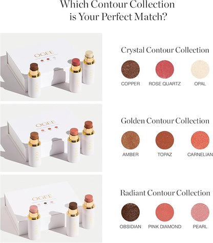 Ogee Sculpted Face Stick (PEARL - PEARLESCENT PEONY Highlighter Stick