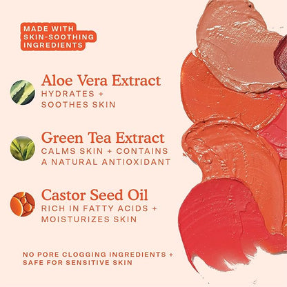 Tower 28 Beauty BeachPlease Cream Blush for Cheeks and Lips - Multi-Purpose Lip and Cheek Tint in Mauve Blush - for Sensitive Skin – Color OFFICE HOURS, Luminous Finish