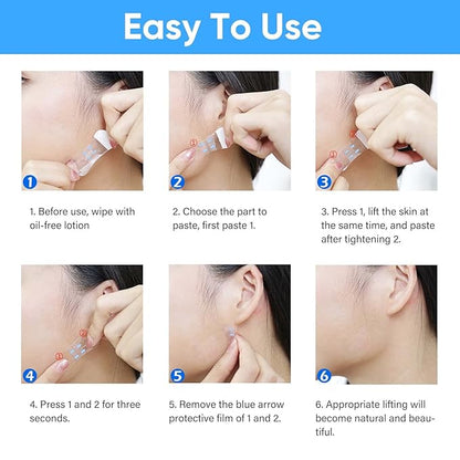 Senhorita Face Lift Tape, 120Pcs Instant Lifting