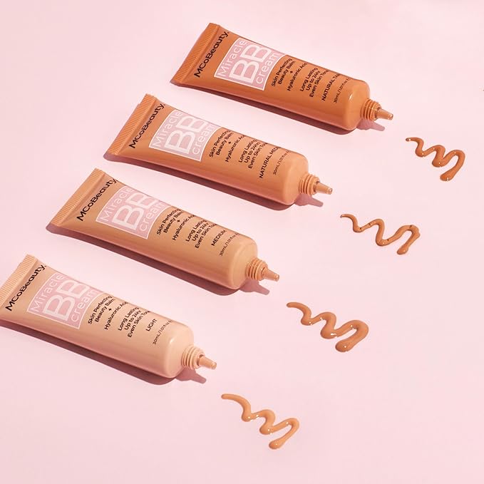 MCoBeauty Miracle BB Cream, Light, Skin-Perfecting Coverage for Free Cosmetics